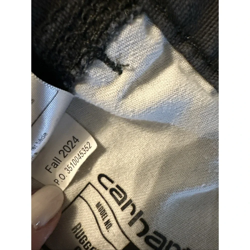 Carhartt Mens Rugged Flex Relaxed Fit Work Pants 32 X 32(30)Gray Canvas BN2291-M